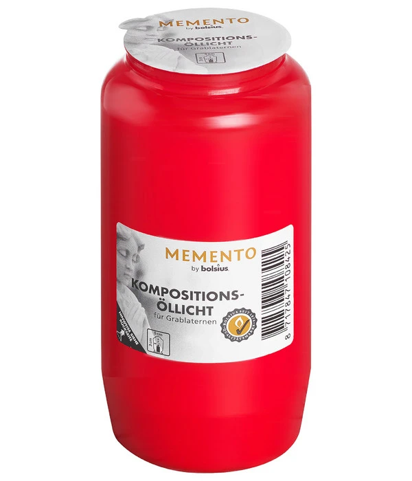 Bolsius Grab-Kompositions-Öllicht Nr 5, Ca. Ø6,7/H14 Cm 3 Bolsius Grab-Kompositions-Öllicht Nr 5, Ca. Ø6,7/H14 Cm