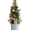 Geschmückter Weihnachtsbaum 'Linus', Mit Lichterkette, Ca. H50 Cm -Elho Verkäufe 6202105 WE FS 001 WeihnachtsbaeumchenLinusBerry16cmLED
