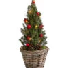 Geschmückter Weihnachtsbaum Kubu, Mit Lichterkette, Ca. H50 Cm -Elho Verkäufe 6202113 WE FS 001 WeihnachtsbaeumchenKubu25cmLED