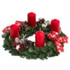 Adventskranz, Rot, Ca. Ø30/H14 Cm -Elho Verkäufe 6270995 WE FS 001 AdventskranzRotAdvent2022