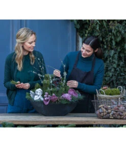 Grabgesteck Unvergessen, Oval, Ca. B60/H60/T25 Cm -Elho Verkäufe 6462931 WE MO 002 JardiniereUnvergessen55cmPremiumAllerheiligen2023