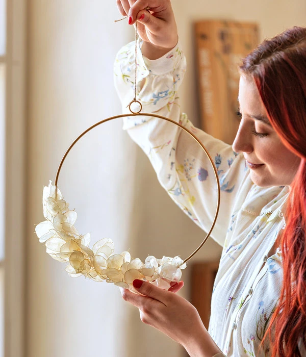 Dehner Türkranz Lunaria, Ca. Ø25 Cm 5 Dehner Türkranz Lunaria, Ca. Ø25 Cm – Bild 3