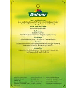 Zwetschge 'Haganta' -Elho Verkäufe 7662257 ZwetscheHaganta Etikett 2