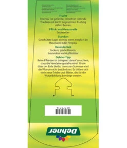 Tafeltraube 'Katharina' -Elho Verkäufe 7773716 TafeltraubeKatharina Etikett 2