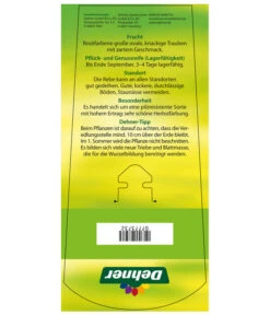 Tafeltraube 'Vanessa' -Elho Verkäufe 7773732 TafeltraubeVanessa Etikett2